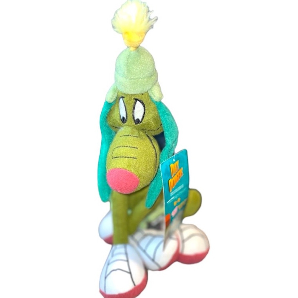 WB Duck Dodgers Commander K-9 Marvin Martian Green Dog Looney Tunes K9 Plush new